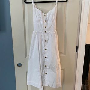 White j crew dress